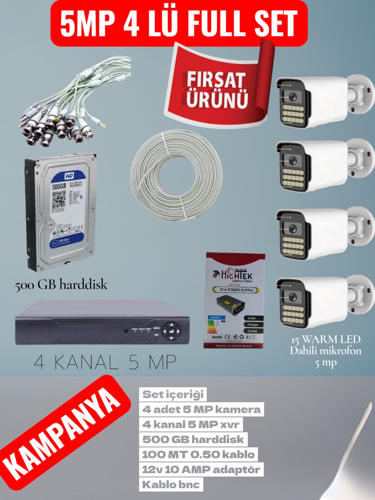 5 MP AHD 15 WARMLED 